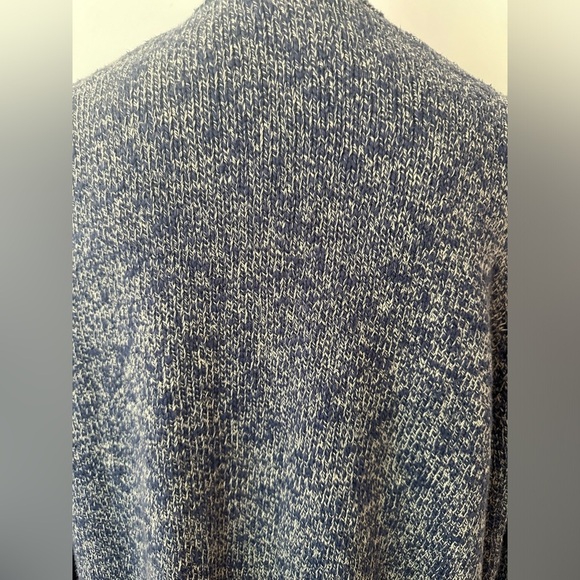 LL Bean vintage blue long cardigan button front size 2X - Picture 3 of 5